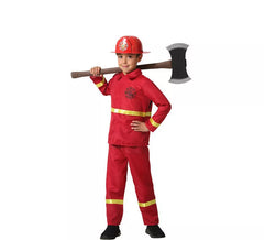 Disfraz de Bombero Rojo y Amarillo para niño