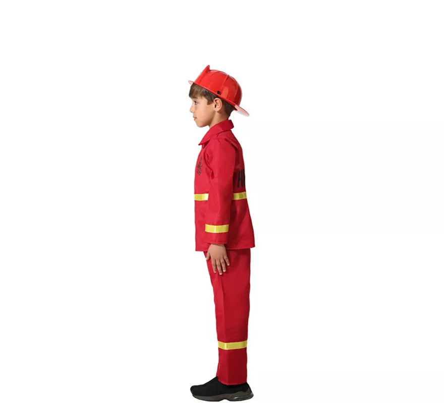 Translation missing: es.Disfraz de Bombero Rojo y Amarillo para niño