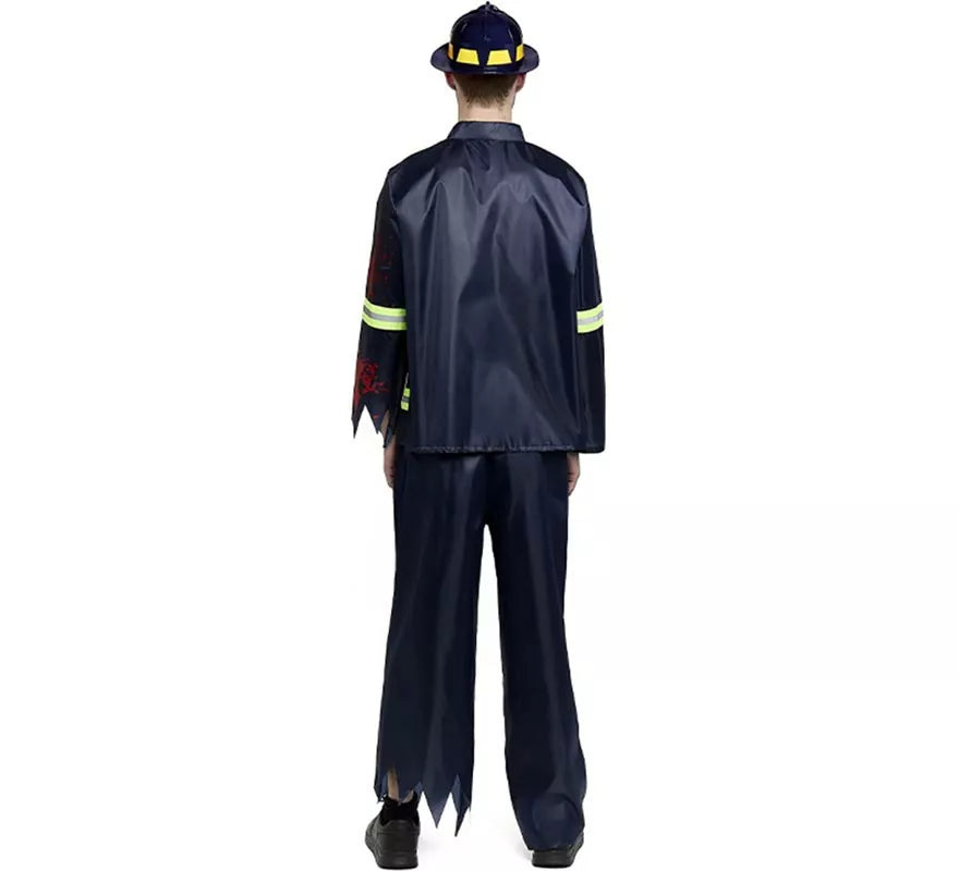 Disfraz de Bombero Zombie para hombre