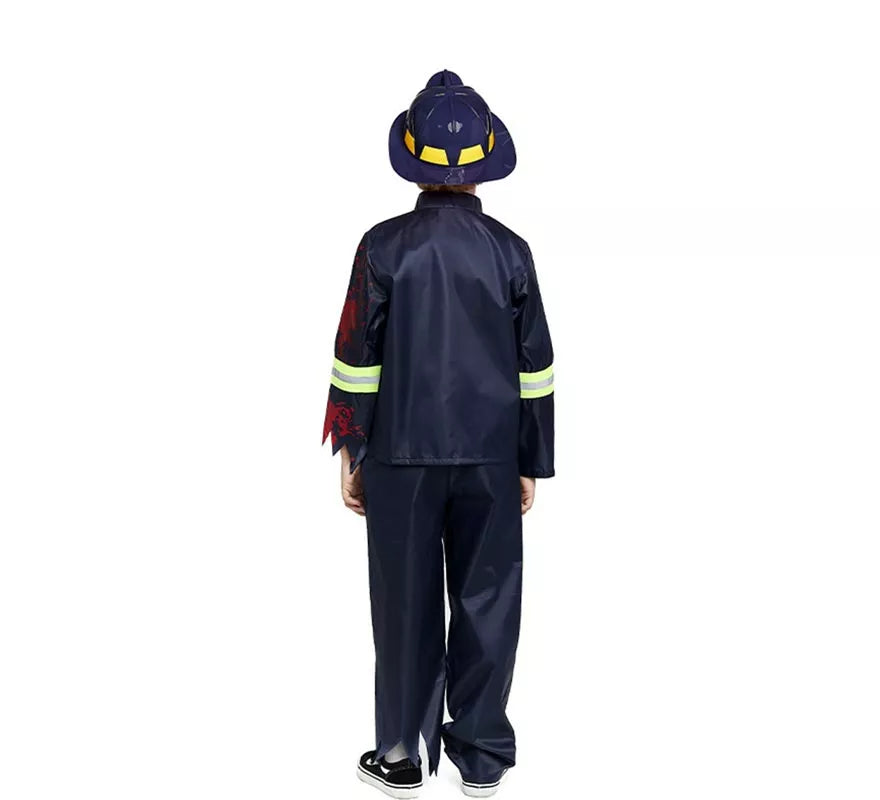 Translation missing: es.Disfraz de Bombero Zombie para niños