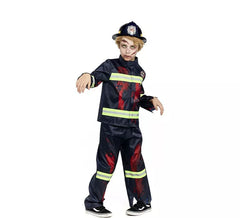 Disfraz de Bombero Zombie para niños