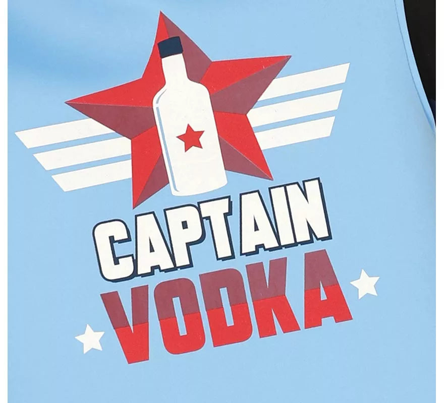 Translation missing: es.Disfraz de Botella Capitán Vodka para adultos