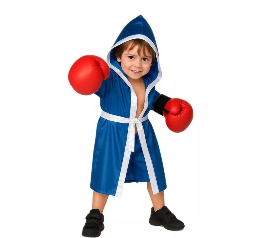 Translation missing: es.Disfraz de Boxeador Azul para niño