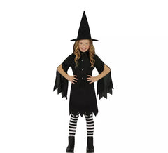 Disfraz de Bruja de Salem oscura para niña
