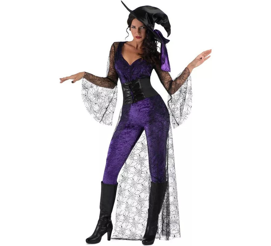 Translation missing: es.Disfraz de Bruja del Aquelarre morada para mujer