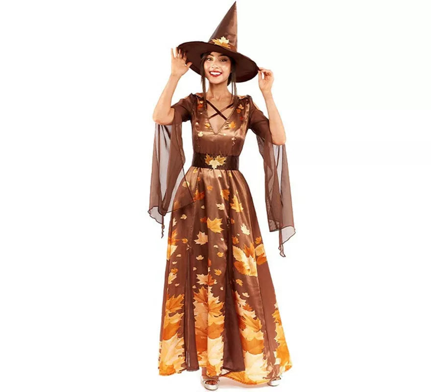 Disfraz de Bruja del Otoño para mujer