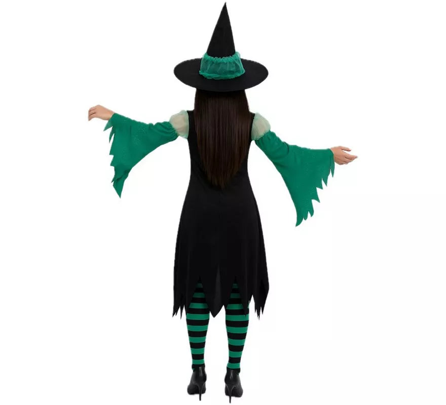 Translation missing: es.Disfraz de Bruja Esmeralda verde para mujer