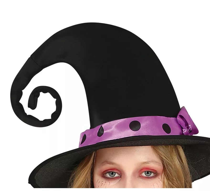 Translation missing: es.Disfraz de Bruja Morada con Tul y Lazo para niña