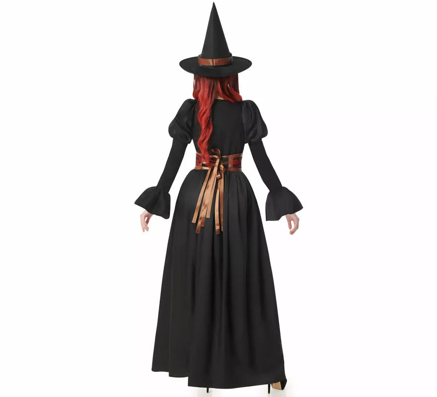 Translation missing: es.Disfraz de Bruja negro con Corset para mujer