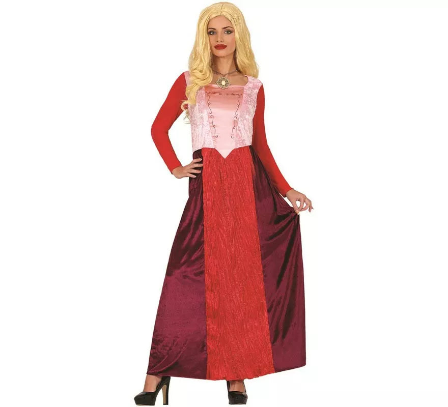 Translation missing: es.Disfraz de Bruja rojo para mujer