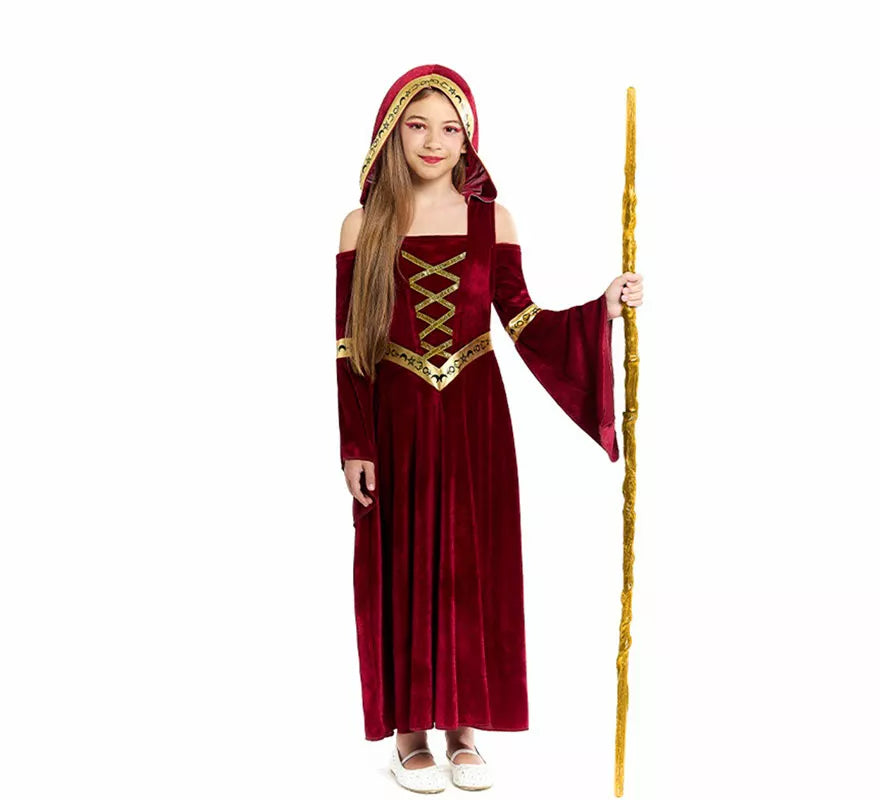 Translation missing: es.Disfraz de Bruja Sacerdotisa para niña