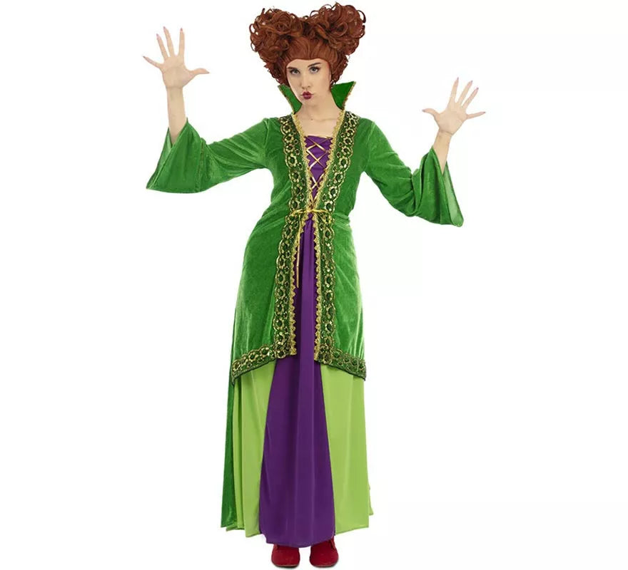 Translation missing: es.Disfraz de Bruja verde para mujer