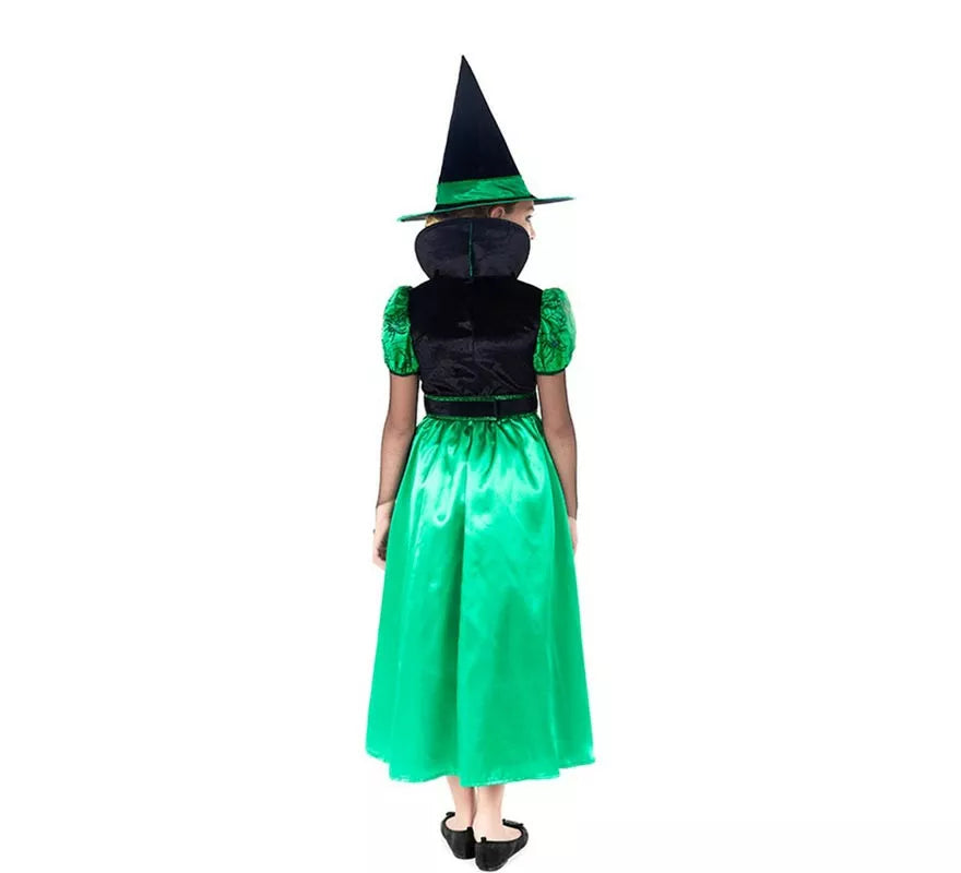 Translation missing: es.Disfraz de Bruja Verde para niña