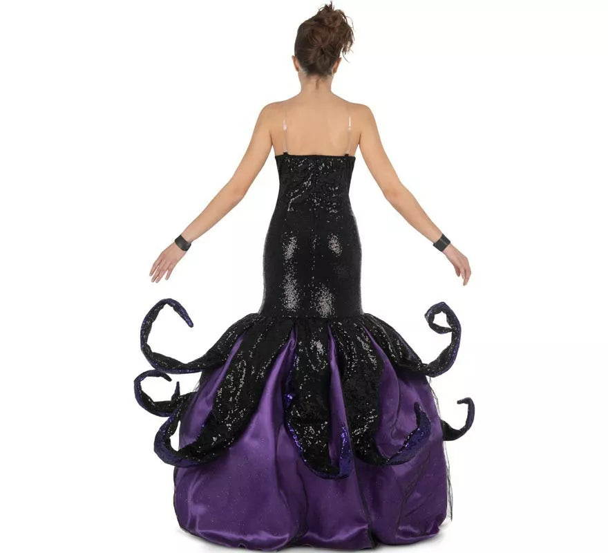 Translation missing: es.Disfraz de Bruja Villana del Mar morado para mujer