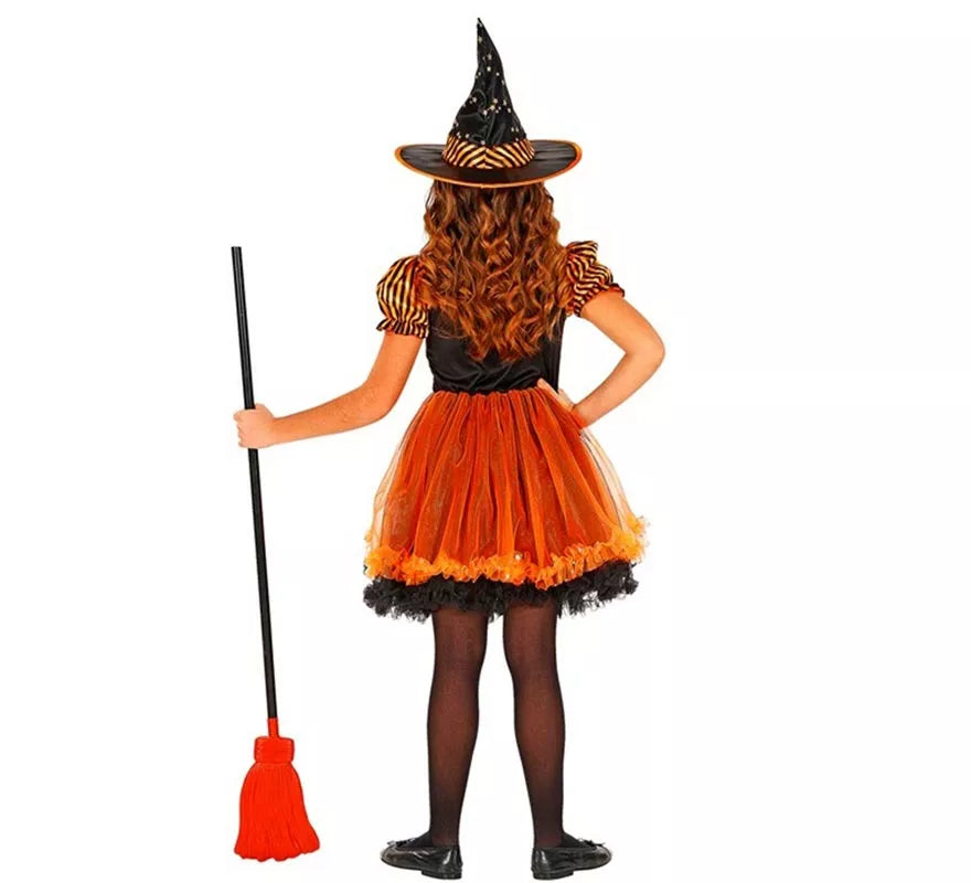 Translation missing: es.Disfraz de Brujita Calabaza para niña