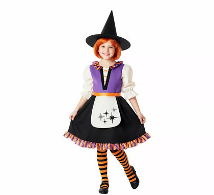 Disfraz de Brujita con Delantal para niña
