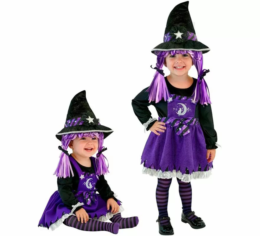 Translation missing: es.Disfraz de Brujita morada para bebé