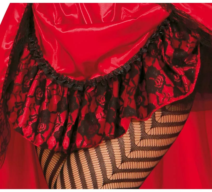 Translation missing: es.Disfraz de Burlesque Can-can rojo para mujer