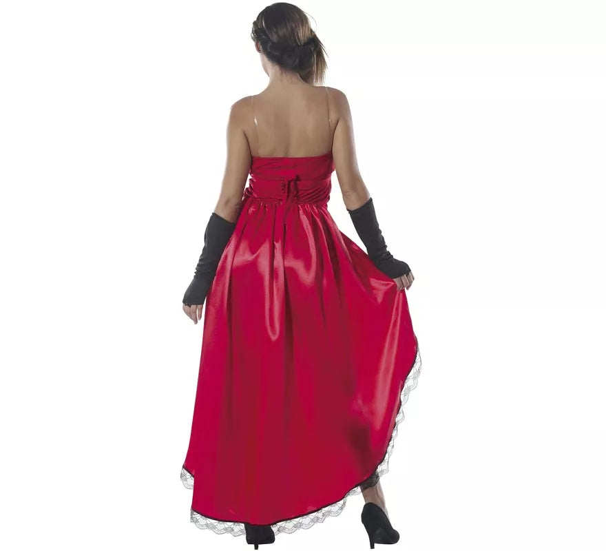Translation missing: es.Disfraz de Burlesque Can-can rojo para mujer