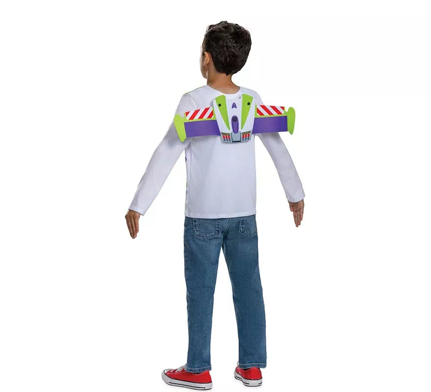 Translation missing: es.Disfraz de Buzz lightyear clásico con alas para niño