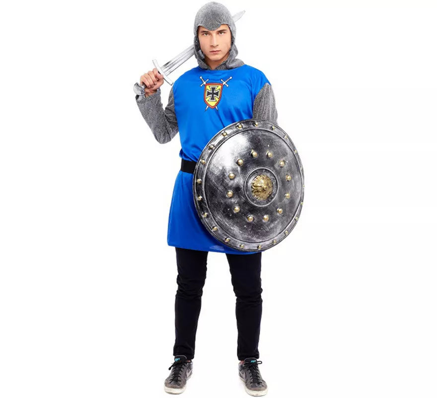 Translation missing: es.Disfraz de Caballero Azul Medieval para hombre
