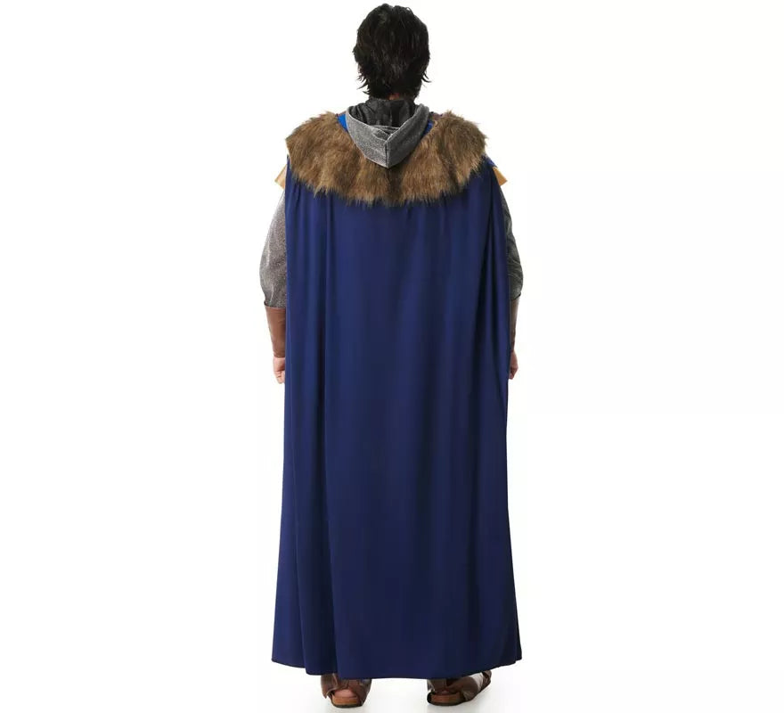 Translation missing: es.Disfraz de Caballero Medieval azul para hombre