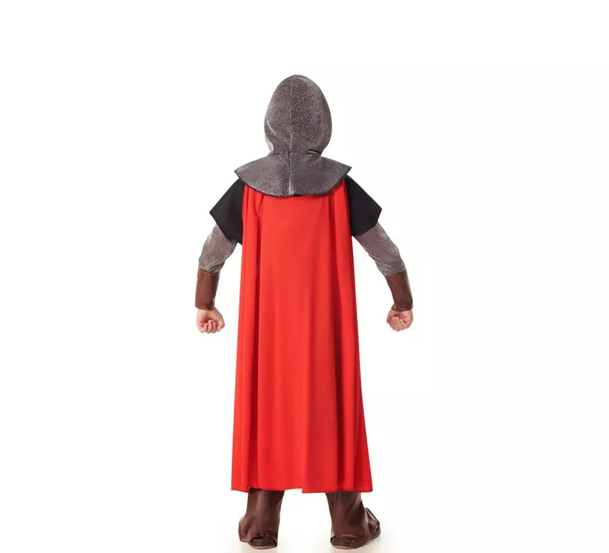 Translation missing: es.Disfraz de Caballero Medieval León negro para niños
