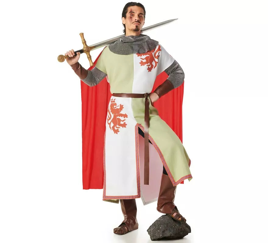 Translation missing: es.Disfraz de Caballero Medieval León para hombre