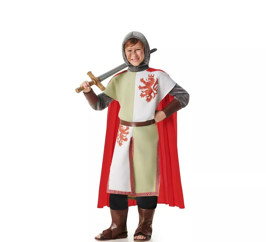 Translation missing: es.Disfraz de Caballero Medieval León para niños