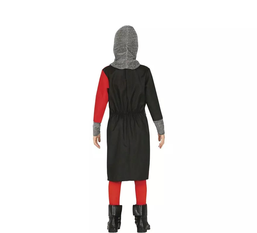 Translation missing: es.Disfraz de Caballero Medieval Oscuro para niño