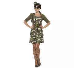 Disfraz de Cadete de Combate Militar para mujer