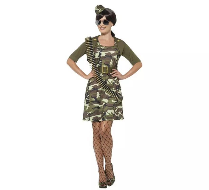 Translation missing: es.Disfraz de Cadete de Combate Militar para mujer