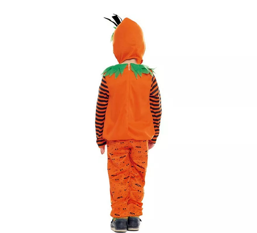 Translation missing: es.Disfraz de Calabaza a rayas con gorro para bebé y niños