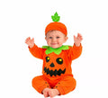 Disfraz de Calabaza con Hoja para bebé