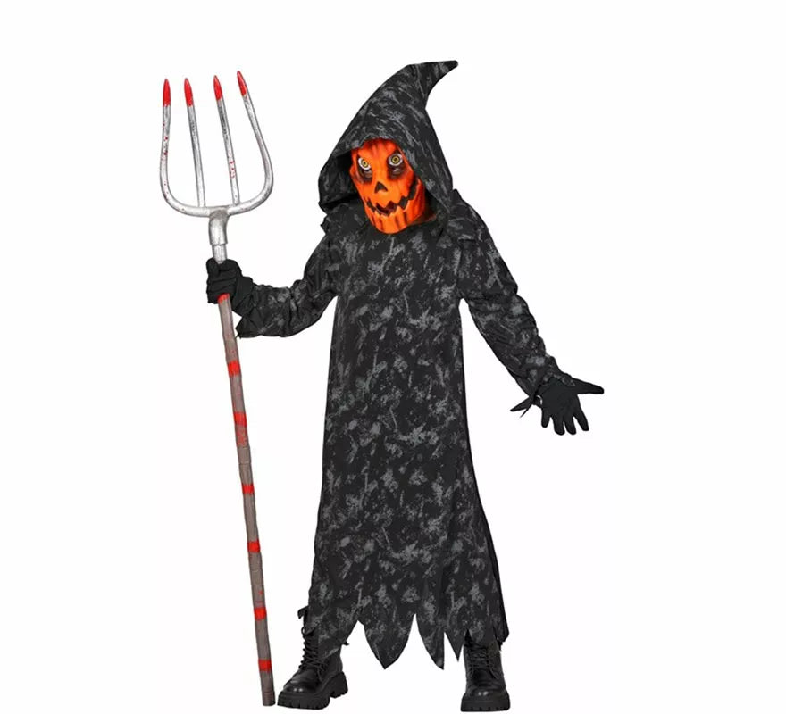 Disfraz de Calabaza Muerte para niños