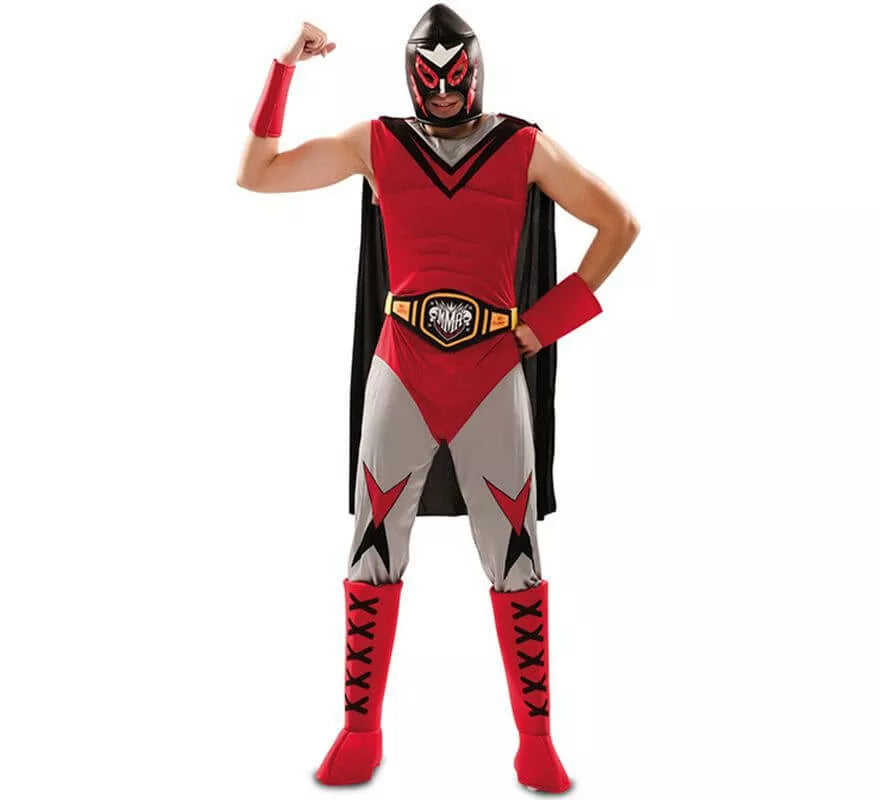 Translation missing: es.Disfraz de Campeón de Lucha Libre para hombre