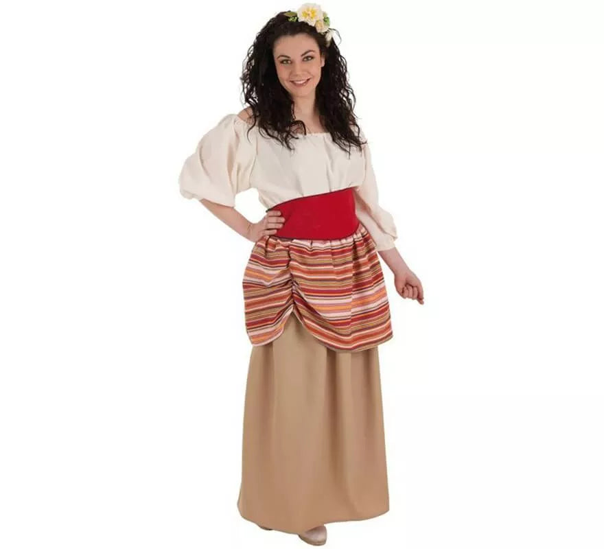 Translation missing: es.Disfraz de Campesina Carlota Medieval para mujer