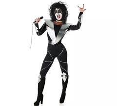 Disfraz de Cantante de Rock maquillada para mujer