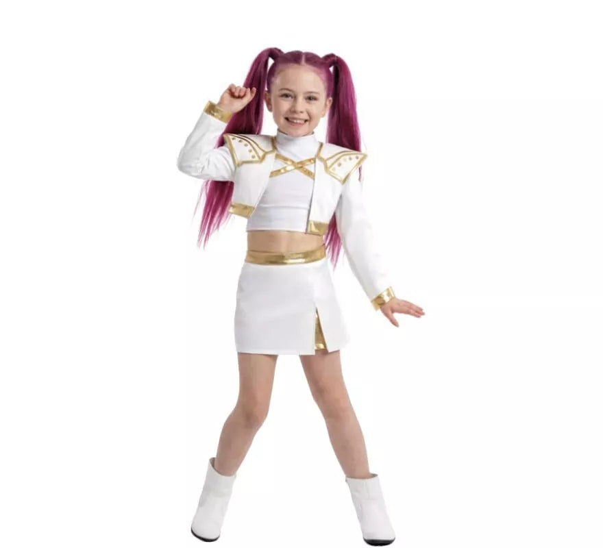 Translation missing: es.Disfraz de Cantante K-Pop blanca para niña