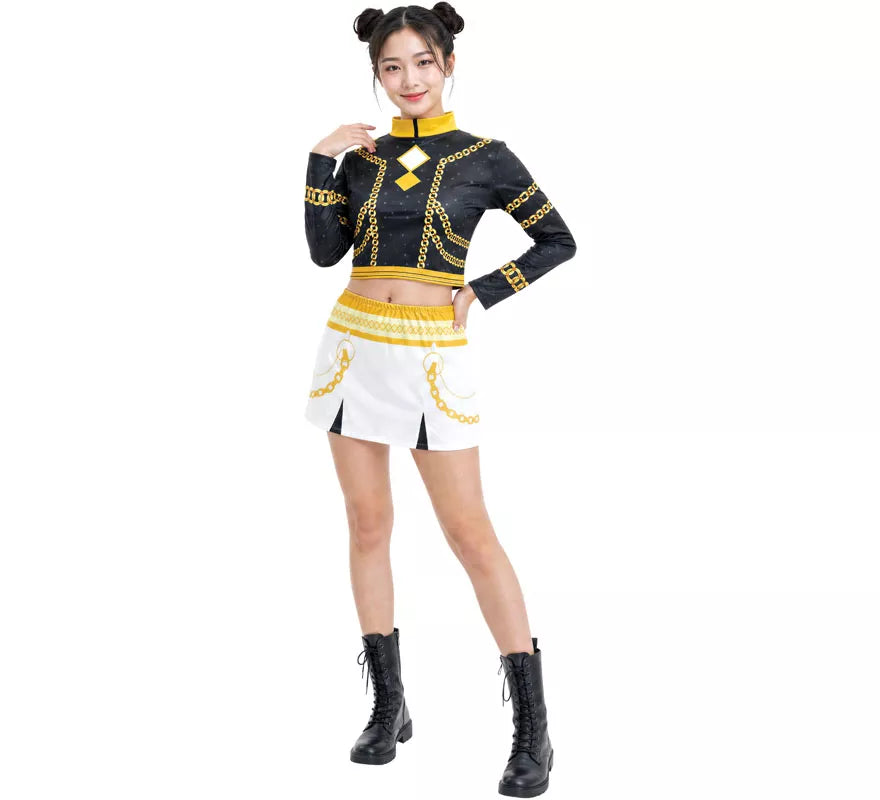 Translation missing: es.Disfraz de Cantante K-Pop Star Silver Lite para adolescente