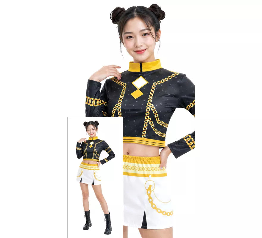 Translation missing: es.Disfraz de Cantante K-Pop Star Silver Lite para adolescente