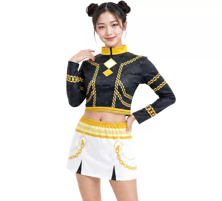 Disfraz de Cantante K-Pop Star Silver Lite para adolescente