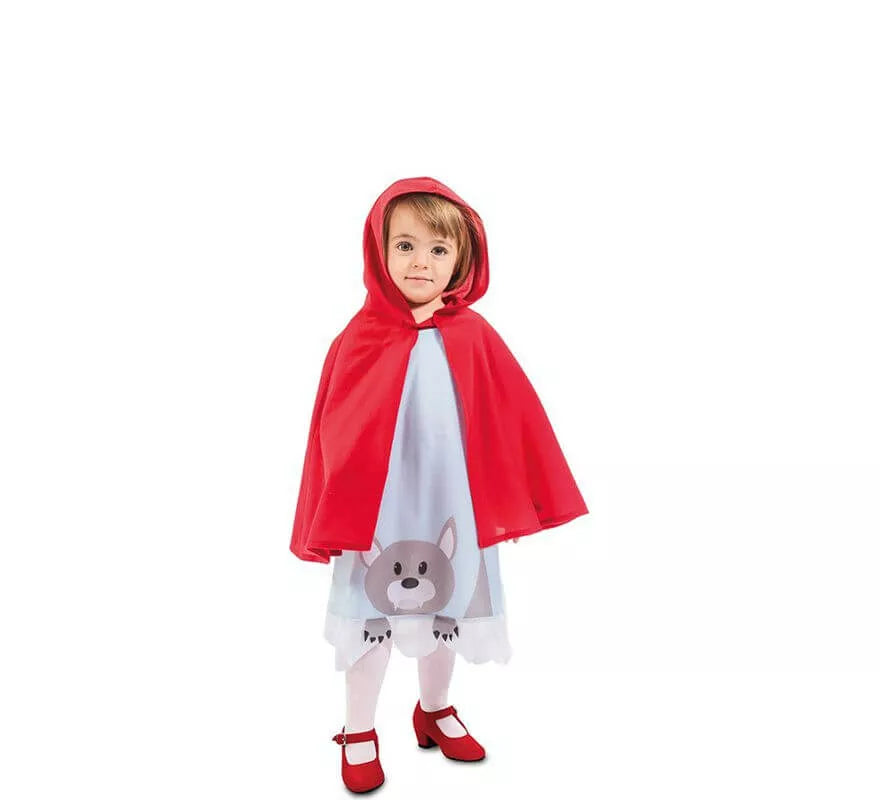 Translation missing: es.Disfraz de Caperucita con Lobo para niña y bebé