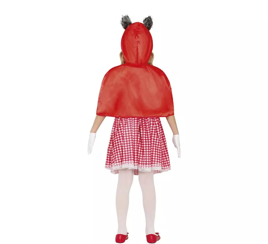 Translation missing: es.Disfraz de Caperucita Roja Lobo para niña