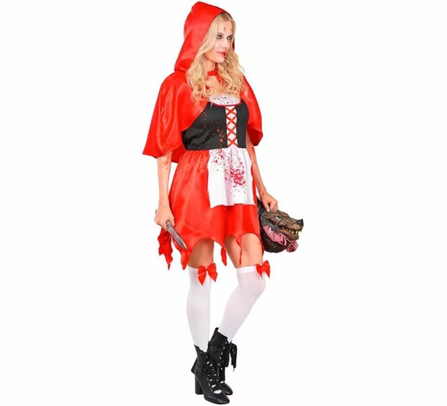 Disfraz de Caperucita Zombie para mujer
