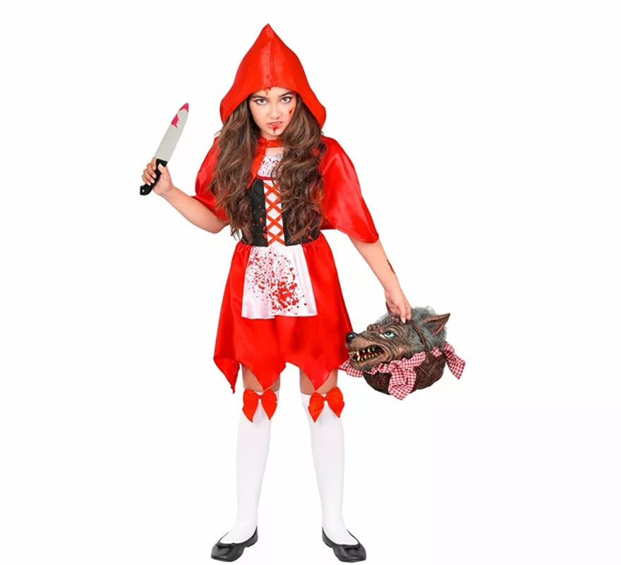 Translation missing: es.Disfraz de Caperucita Zombie para niña