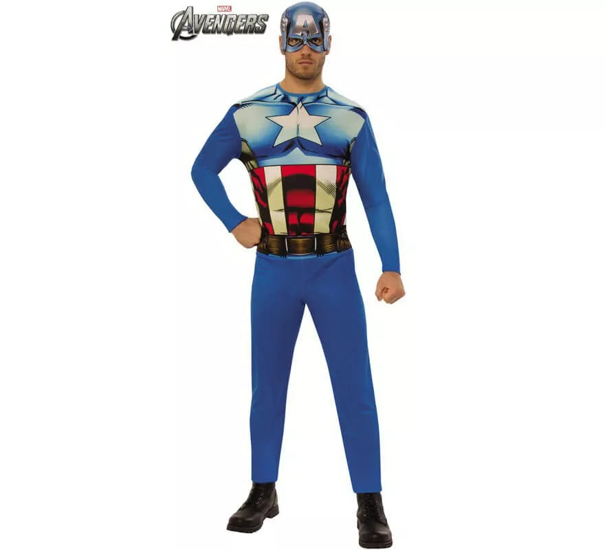 Translation missing: es.Disfraz de Capitán América de los Vengadores para hombre