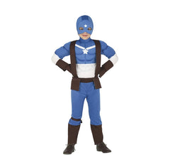 Disfraz de Capitán Azul para niño