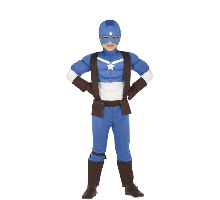 Translation missing: es.Disfraz de Capitán Azul para niño
