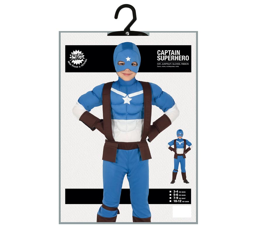 Translation missing: es.Disfraz de Capitán Azul para niño